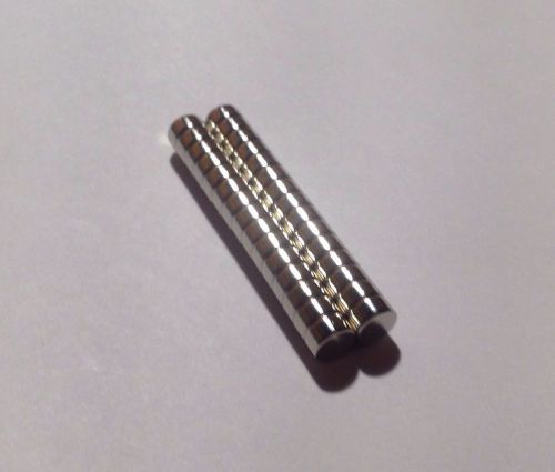 10 - high quality neodymium magnets 6mm x 3mm, 1/4 x 1/8, fast shipping, n40!! for sale