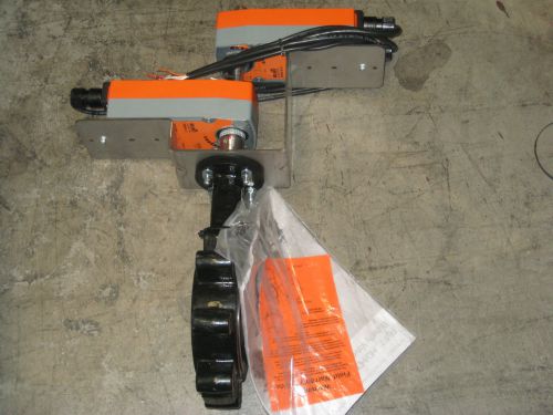 Belimo f6100hdu+2*afbup-s-x1 4&#034; 2-way butterfly valve w/2 actuators for sale