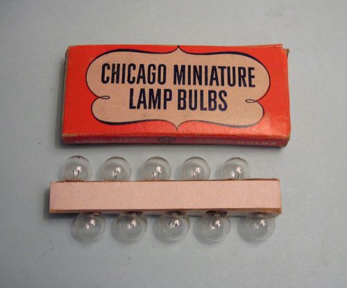 CHICAGO Miniature Lamp Bulbs #55 6-8V