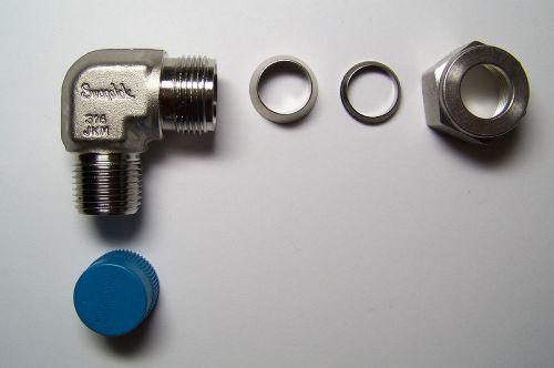 Swagelok ss-810-2-6   1/2 ” tube od x 3/8&#034; male npt male elbow new several for sale