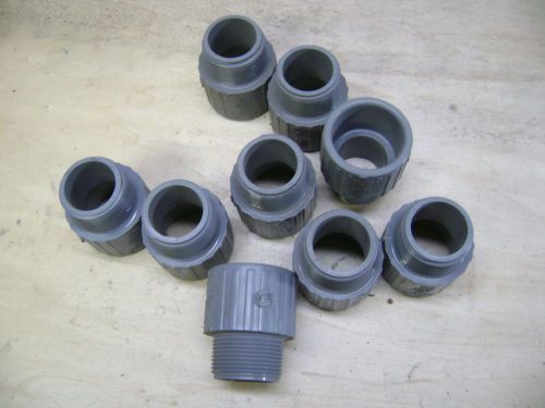 Spears 836-012   1 1/4&#034; x 1 1/4&#034; fpt x soc scd 80 cpvc adapters (lot of 10) for sale