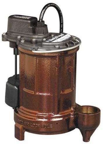 LIBERTY 257 Sump Pump, 1/3 HP, 1-1/2-Inch Cast Iron Discharge Pump w/ VMF Switch