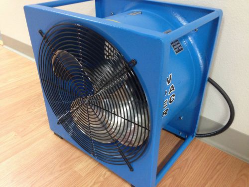 Super vac 16&#034; industrial fan - 1/3hp - blue -made in the u.s.a-free ship for sale