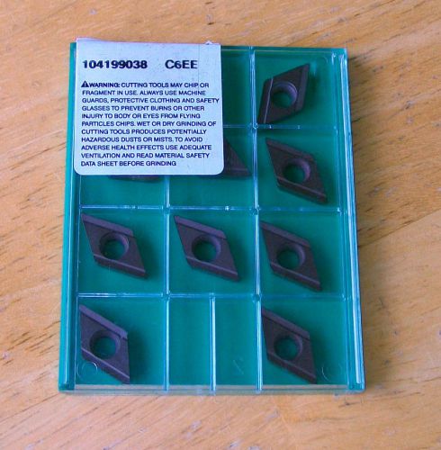 Brand new-  box of 10 carbide inserts widia- dcmx-32.51-l18 for sale