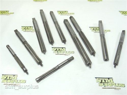 Nice lot of 10 hss carbide tipped expansion reamers 7/16&#034; to 3/4&#034; cleveland for sale