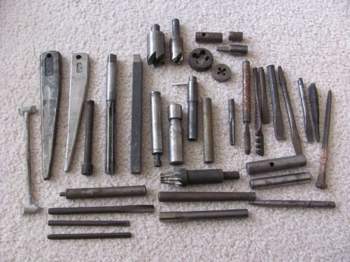 Large Lot of 90+ METAL LATHE BITS and MACHINIST TOOLING Parts Drill