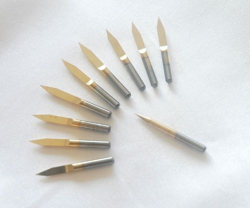 10x titanium coated carbide pcb engraving cnc bit router tool 30 degree 0.1mm for sale