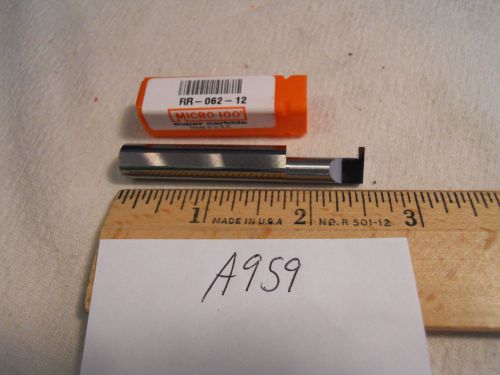 3 NEW MICRO 100 SOLID CARBIDE RETAINING RING BAR.   RR-062-12  (A959)