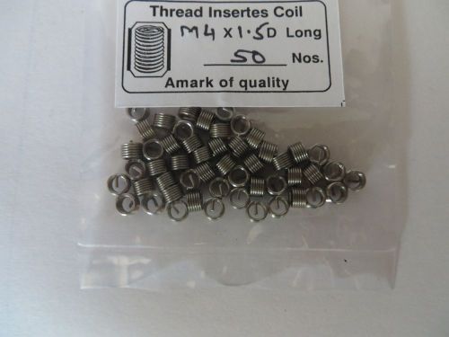 M4 - 0.7 x 1.5d thread inserts helicoil type (50 qty) for sale