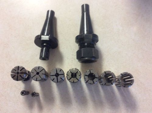 30 taper nmtb Erickson collet chuck Large and small with large collet set