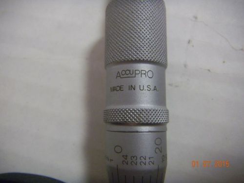 AccuPRO  2-3 &#034; BLADE MICROMETER - MADE IN USA