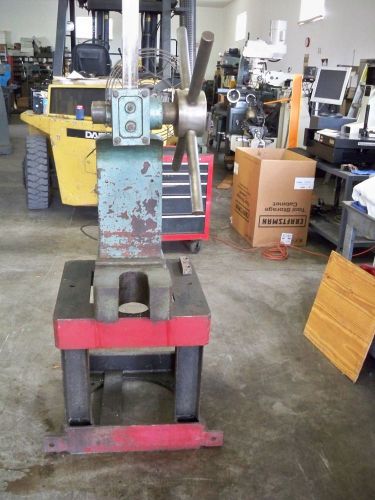 Arbor press, 5 ton  with stand and counter weight for sale