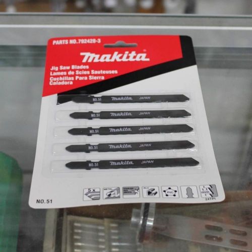 Makita No.51 T-shank Jigsaw Blade Made in Japan New Model 792428-3 #51