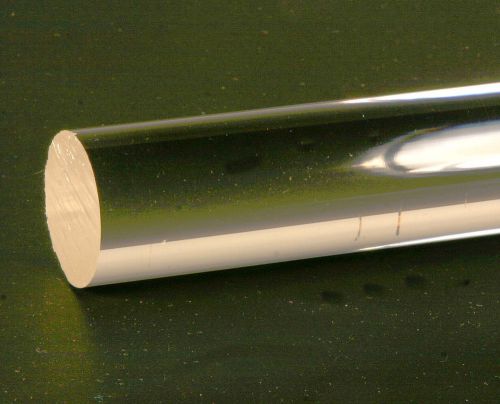 Clear Acrylic Plexiglass Rod - 1&#034; diameter x 13 1/2&#034; long