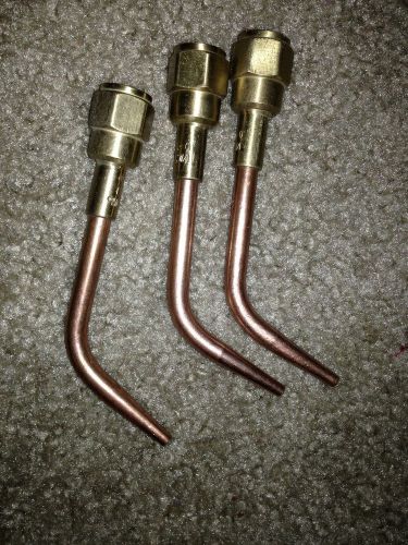 Victor torch tips- set of 3 for sale