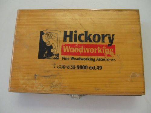 HICKORY WOODWORKING 12 Piece 1/4&#034; SHANK CARBIDE ROUTER BITS #RBK1029