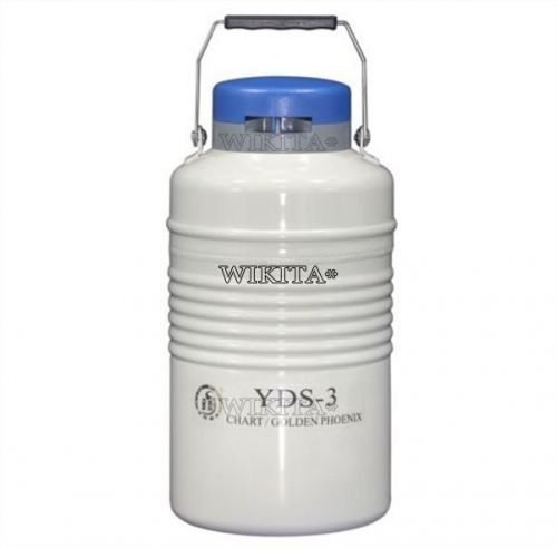 3 l liquid nitrogen container cryogenic ln2 tank dewar with strap yds-3 for sale