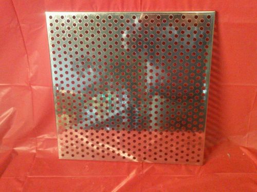Lot of 3 Stainless Steel Forma Incubator Shelves  17 3/4  X 17 3/4
