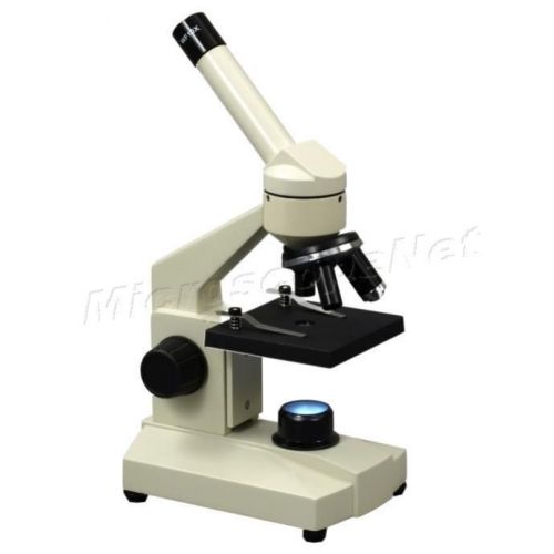 40X-1000X Monocular Biological Microscope with LED Light