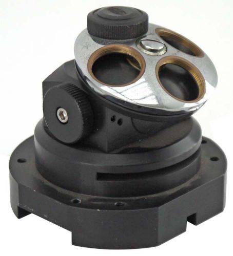 Olympus Microscope 4-Hole Position Revolving Objective Turret Nose Piece w/Mount