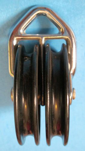 Double-Parallel Pulley with Rigging,Plastic, 2 1/2&#034;