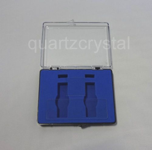 Set of 2 Microscope quartz slide 3&#034;X1&#034;,76.2*25.4mm + quartz cover slip 1&#034;X1&#034;