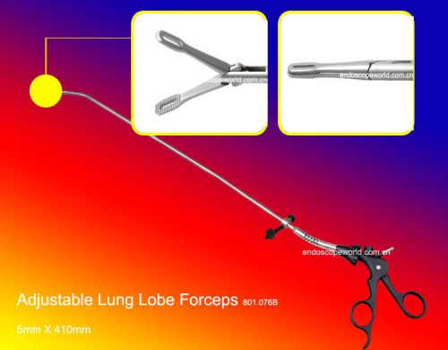Brand New Adjustable Lung Lobe  Forceps  Laparoscopy