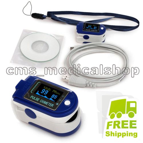 24 hours recorder,finger pulse oximeter,blood oxygen,spo2+usb+software,cms50d+ for sale