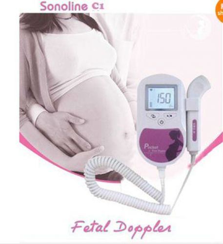 Contec lcd pocket fetal heart doppler,baby heart beat monitor,c1,portable,hot for sale