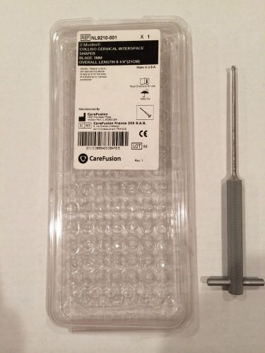 V Mueller Ref NL9210-001 Collis Cervical Interspace Shaper Blade 3mm NEW IN BOX