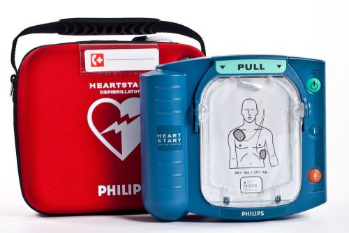 Philips heartstart home aed defibrillator life saver with case for sale