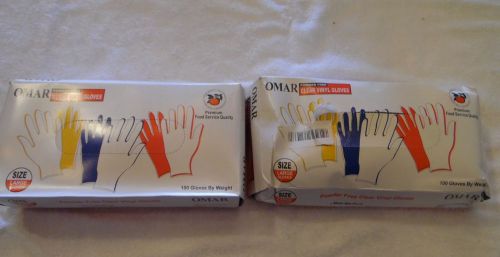 200 Medium Omar Powder Free Vinyl Gloves -  Size Large