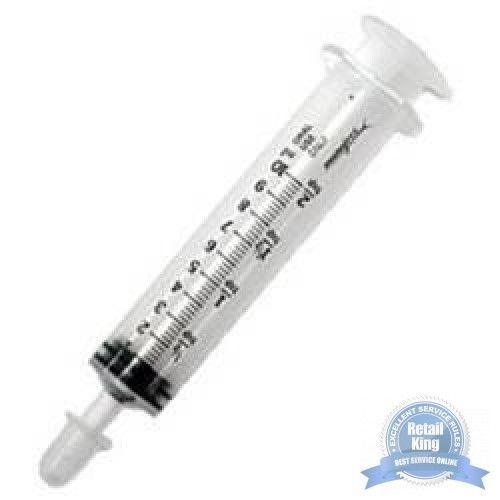 Kendall Monoject Oral Medication Syringes-Clear-Capacity-10ml/2 Tsp-100 Box New
