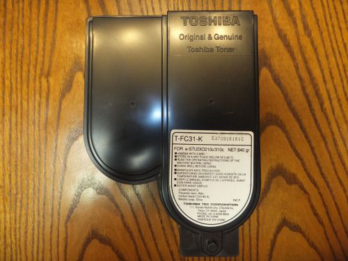 Genuine Toshiba T-FC31-K Black Toner for e-STUDIO 210c/310c 540 grams