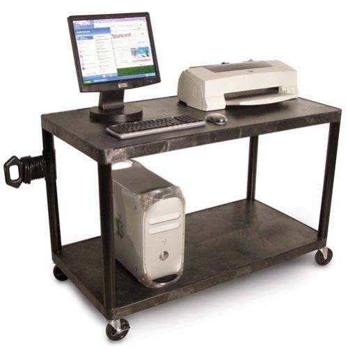 Luxor lew28 black laminator work center cart free shipping for sale