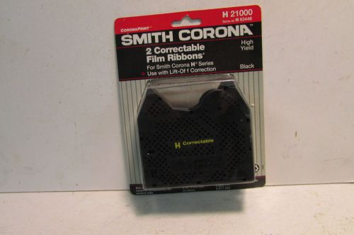 Smith Corona H 21000 Correctable Film Ribbons 2 Pack Typewriter Cartridge NIP