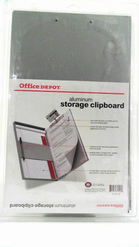 Office Depot Aluminum Storage Clipboard Legal-Size Copy Supplies CHOP 390Uz3