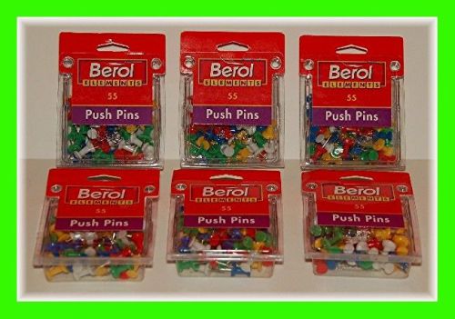 275 (5 packs) Berol Elements Colored Push Pins