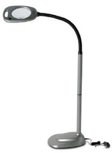 Mighty Bright 12 Super LED Floor Light &amp; Magnifier Casual Craft Lamp Battery