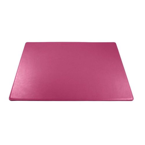 LUCRIN - Desk Blotter 25.3 x 17.5 inches - Smooth Cow Leather - Fuchsia