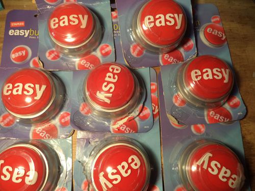 8 STAPLES® TALKING THAT WAS EASY BUTTONS OFFICE GIFT BATTERIES INC FREE SHIPPING