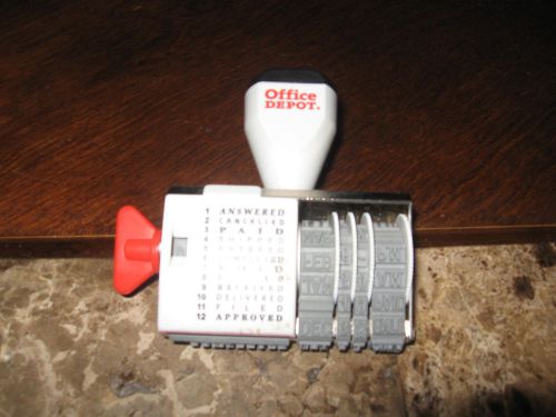 Office Depot® Brand Dial-N-Stamp Dater
