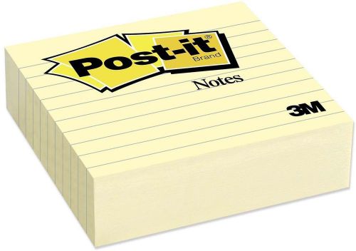 Adhesive Notes 4 X 4 Canary Yellow Lined Sheets/pad Pad/pack 675-yl
