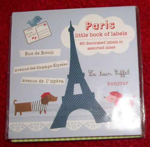 PARIS BOOK OF LABELS Galison NEW Post-it Sticky Notes