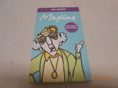 NEW HALLMARK BOOKLET MAXINE 100 NOTES TO SHARE W/ STICKERS TEAR OUT PAGES GIFT