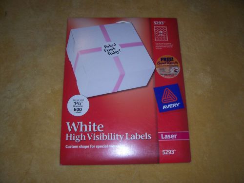 21 Sheets 504 Labels Avery 5293 - Pack Opened - Good Condition