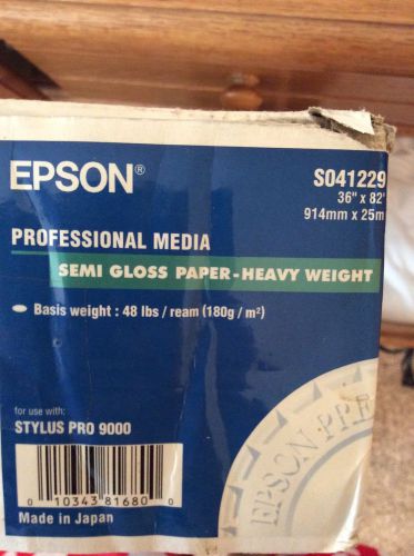 epson professional media semi glass paper S041229 36&#034; X 82&#039; For Stylus Pro 9000