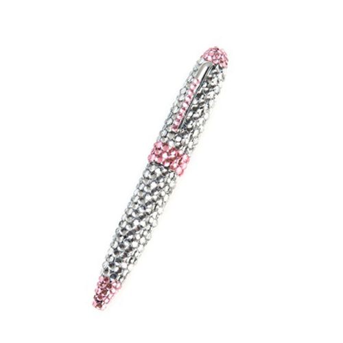 New clear crystal rhinestone gemstone roller ball pen for sale