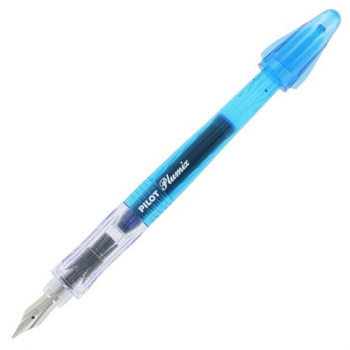 Pilot Plumix Light Blue Barrel Fountain Pen Medium Nib Blue Ink