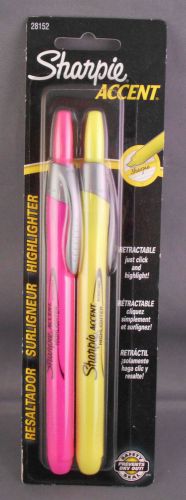 Sharpie Accent Retractable Accent Highlighter--lot of 8 two packs